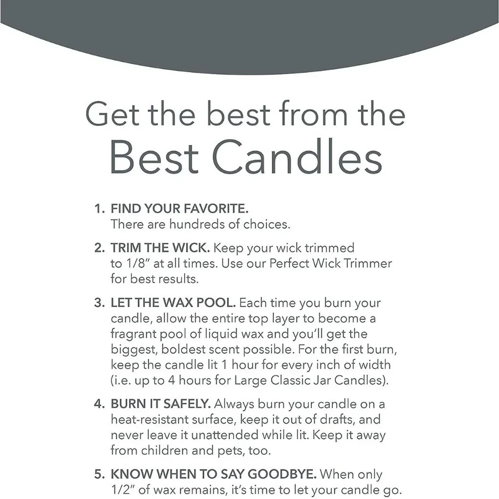Candle Buttercream Scented, Classic 22oz Large‎ Jar Single Wick Candle, Over 110